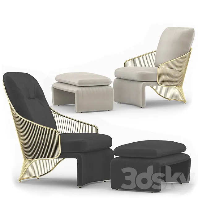 Minotti colette 3DModel