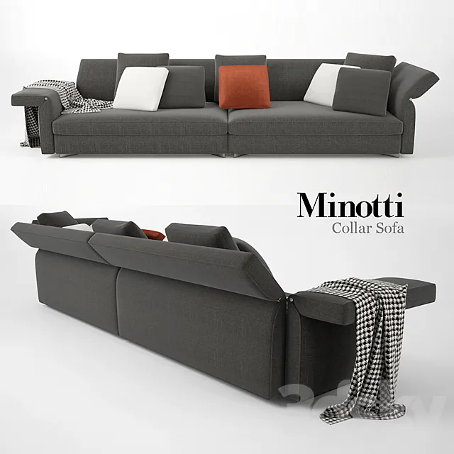 Minotti Collar Sofa 3DModel