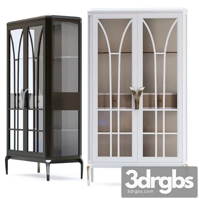 Minotti Collezioni Capri Cabinet Shkaf Vitrina 1 3D Model Free