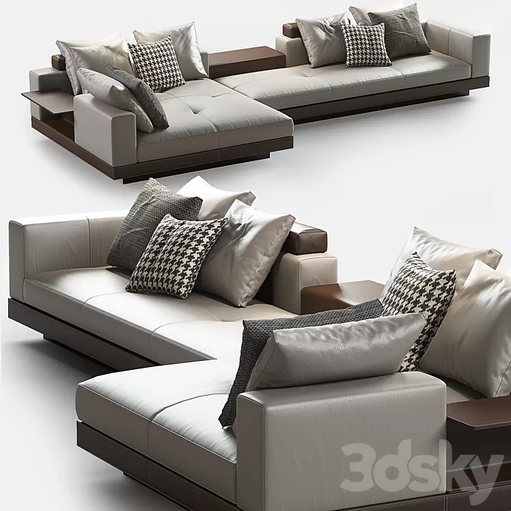 Minotti connery sofa 3D Model