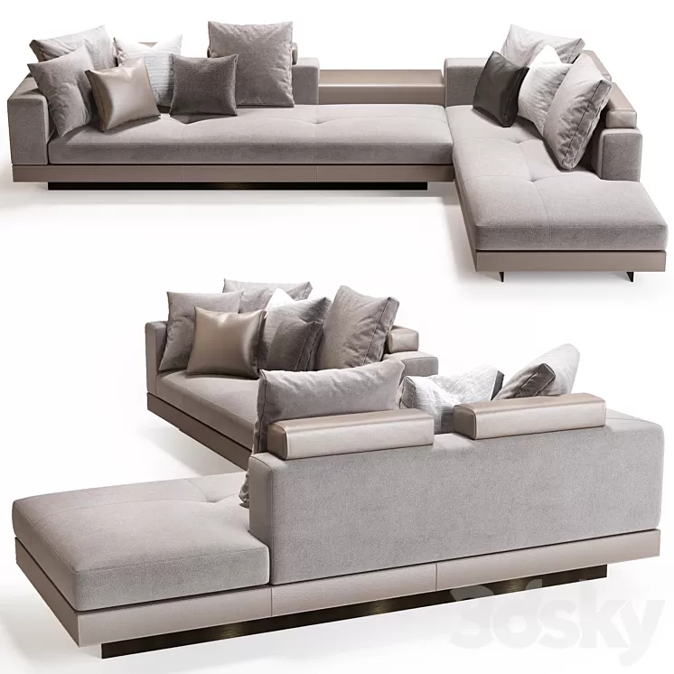 Minotti connery sofa 3D Model