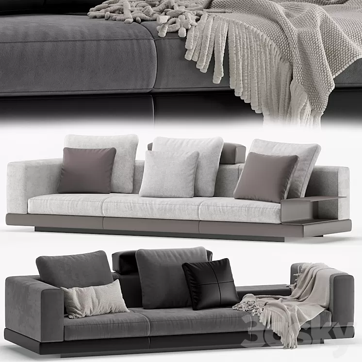 Minotti connery sofa 3D Model