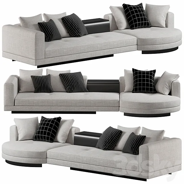 Minotti Connery Sofa 3D Model