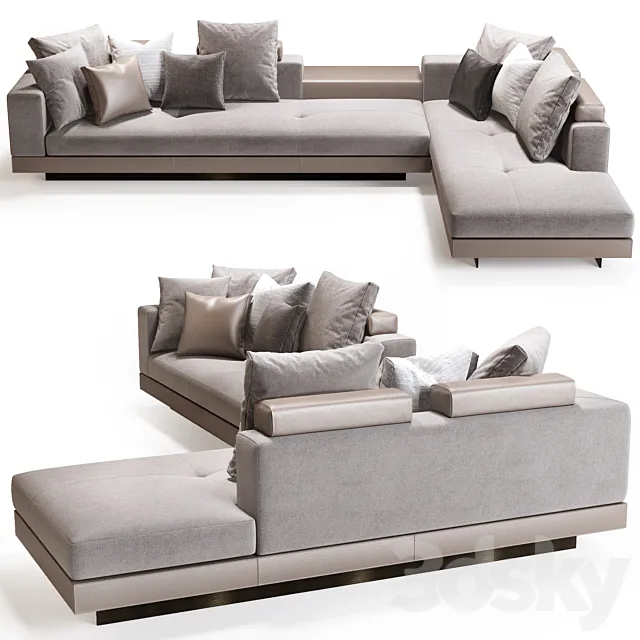 Minotti connery sofa 3D Model