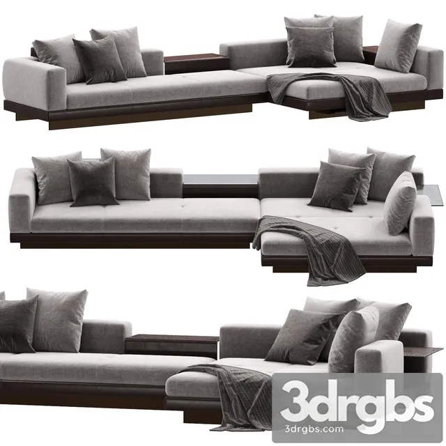 Minotti Connery Sofa 3D Model Free