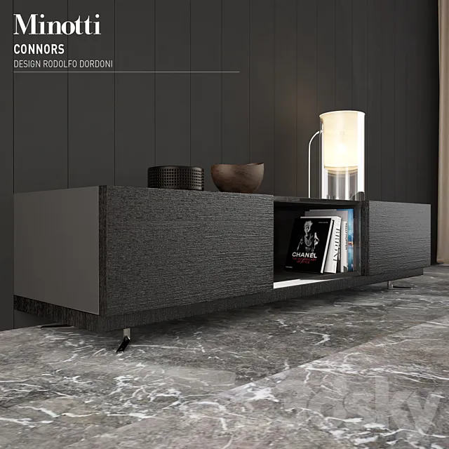 Minotti Connors 252x70 mm 3DModel
