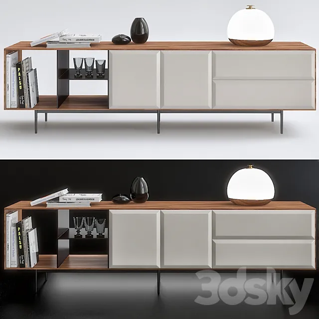 Minotti Console Table 3DModel