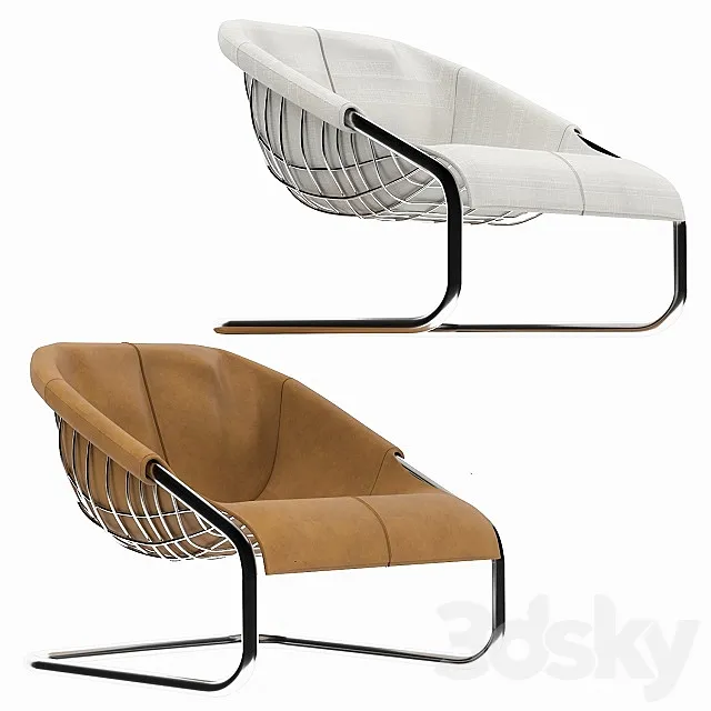 Minotti Cortina Armchair 3DModel