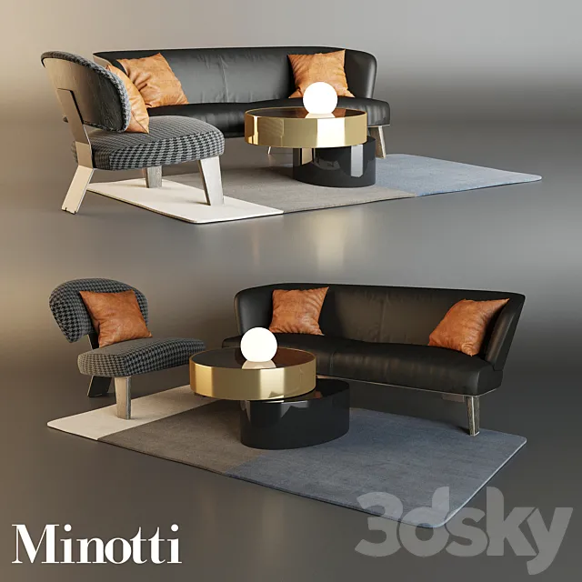 Minotti Creed Lounge 3DModel