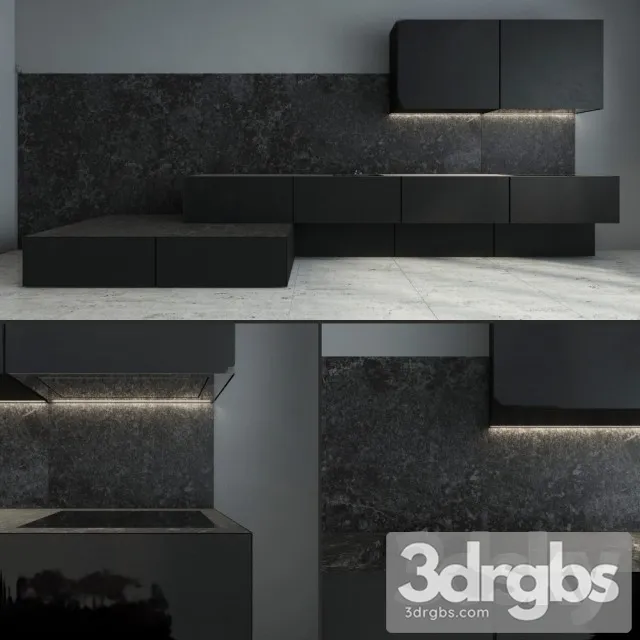 Minotti Cucine Maya 3D Model Free