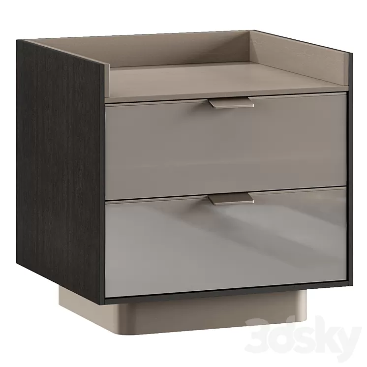 Minotti - Darren Night Storage Units 3D Model Free