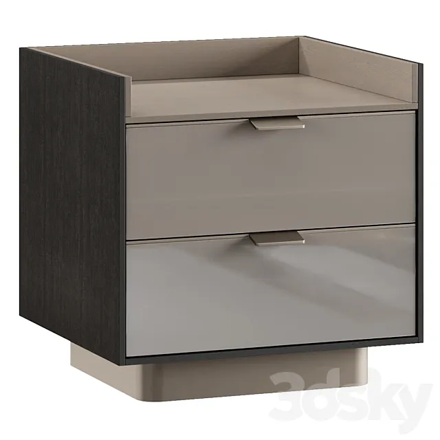 Minotti - Darren Night Storage Units 3DModel