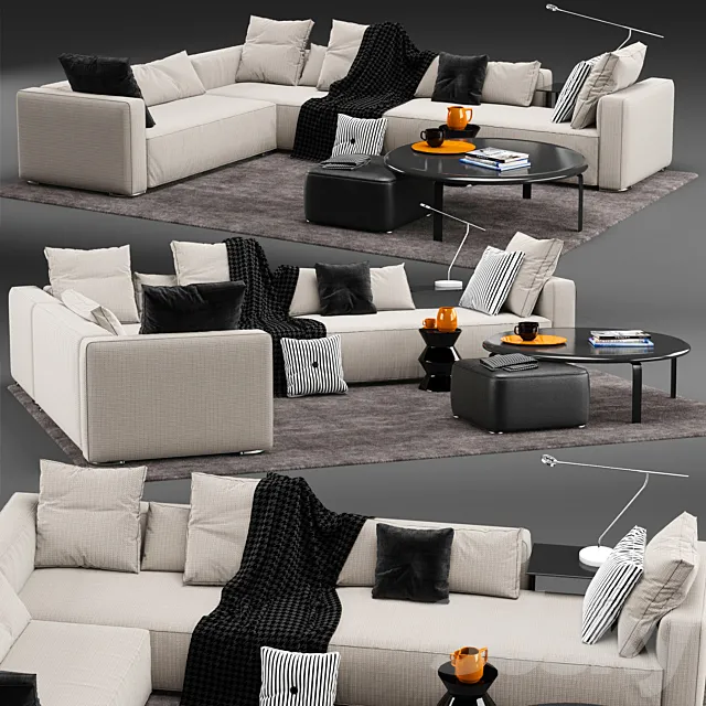 Minotti Donovan 3D Model