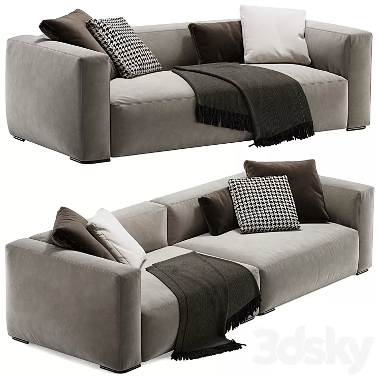 Minotti donovan sofa 3D Model