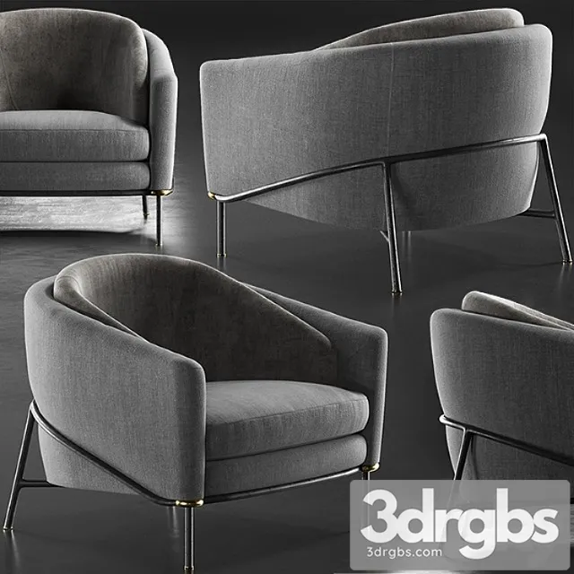 Minotti fil noir 3D Model Free
