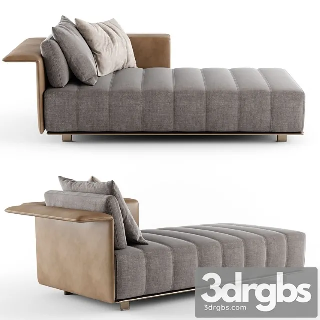 Minotti Freeman Chaise Longue 03 3D Model Free