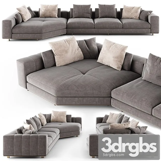 Minotti freeman duvet sofa 02