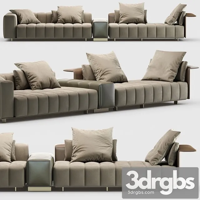 Minotti freeman seating system 2 3D Model Free