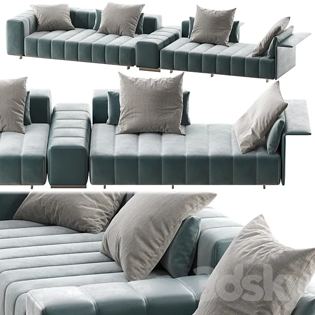 Minotti freeman seating system 3D Model