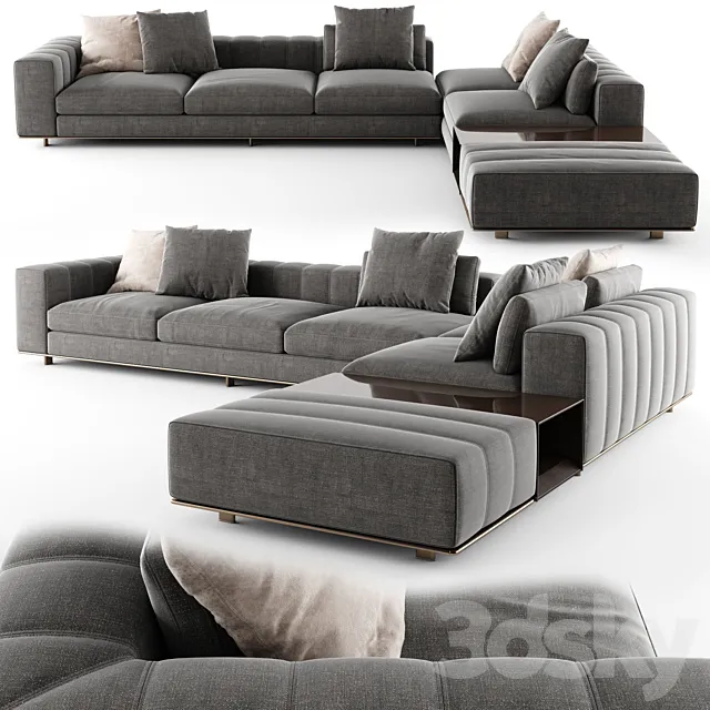 Minotti Freeman Sofa 06 3DModel