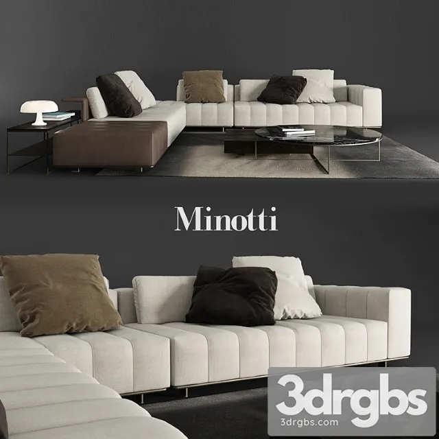 Minotti Freeman Tailor 1 3D Model Free