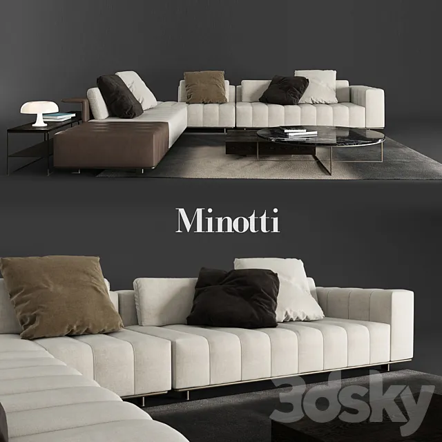 Minotti FREEMAN TAILOR 3DModel