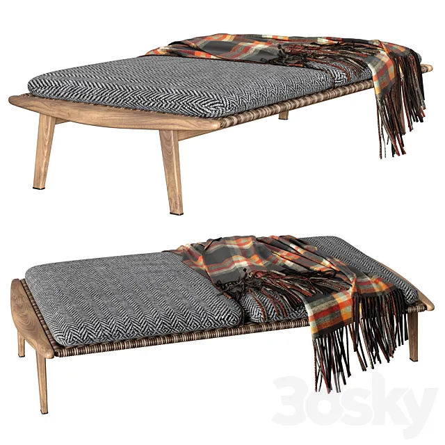 Minotti fynn bench 3DModel