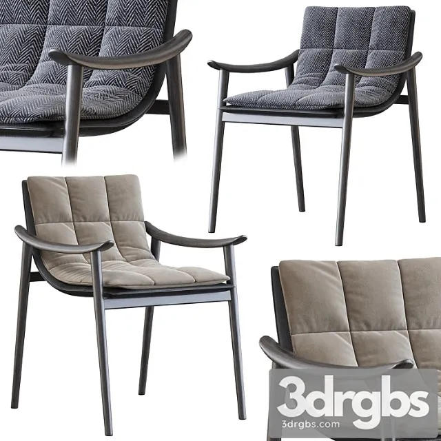 Minotti fynn chair 2 3D Model Free