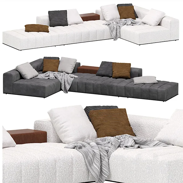 Minotti Goodman Modular Sofa 04 Free Download