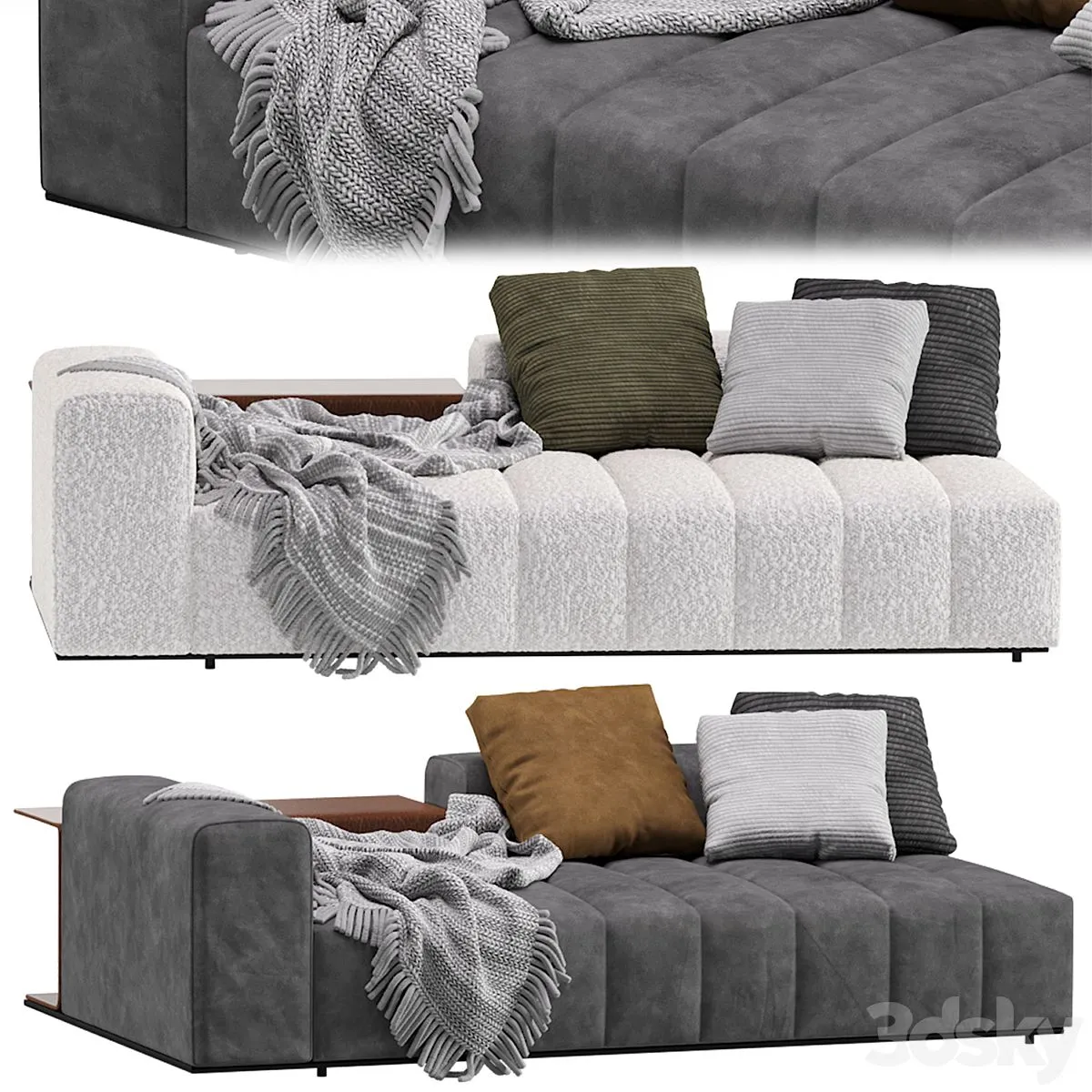 Minotti Goodman Modular Sofa 05 3D Model