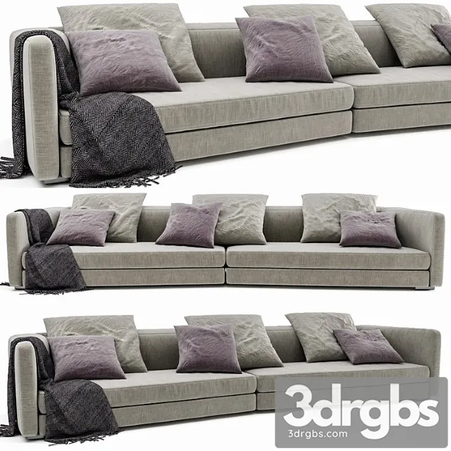 Minotti Granville 2 3D Model Free