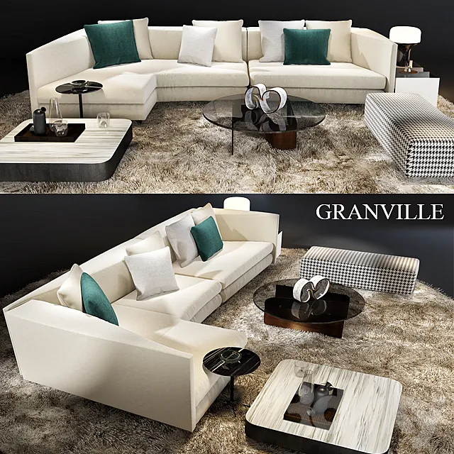 minotti granville 3D Model