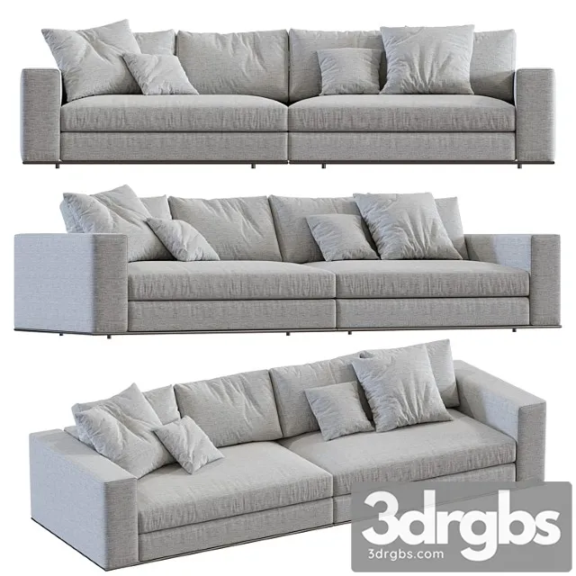 Minotti hamilton 2 3D Model Free