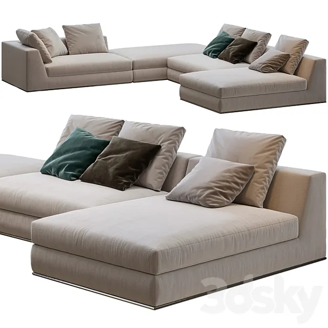 Minotti Hamilton Modulo Sofa Free Download