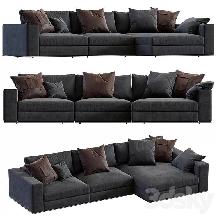 Minotti / Hamilton Sofa 3D Model