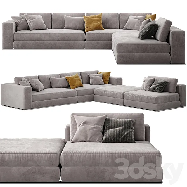 Minotti Hamilton Sofa Opcion B 3DModel