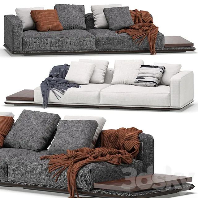 Minotti HORIZONE Modular Sofa 02 Free Download