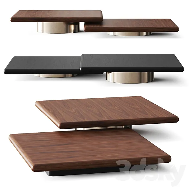Minotti Horizonte Coffee Tables 3DModel