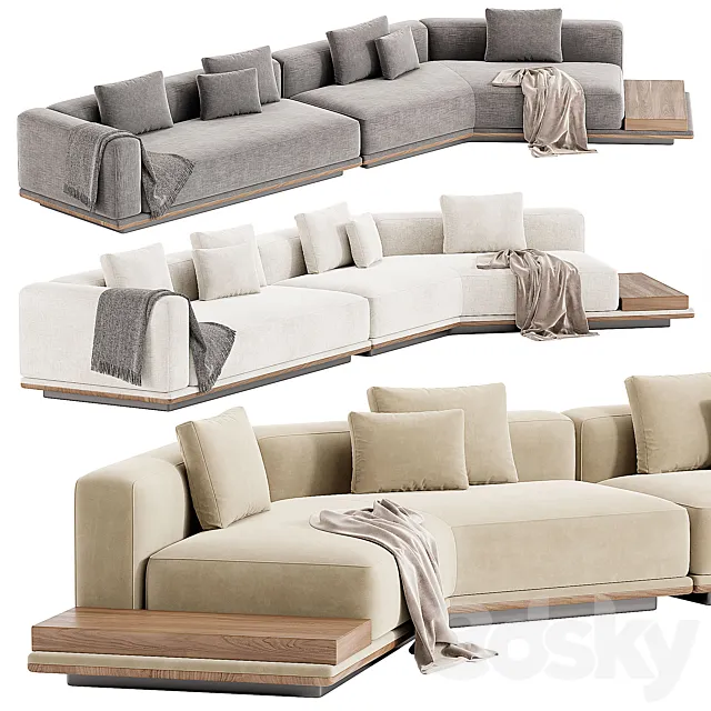 Minotti Horizonte Sofa 3D Model