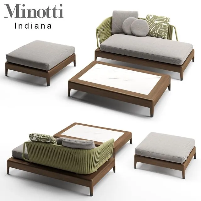 Minotti indiana 3D Model