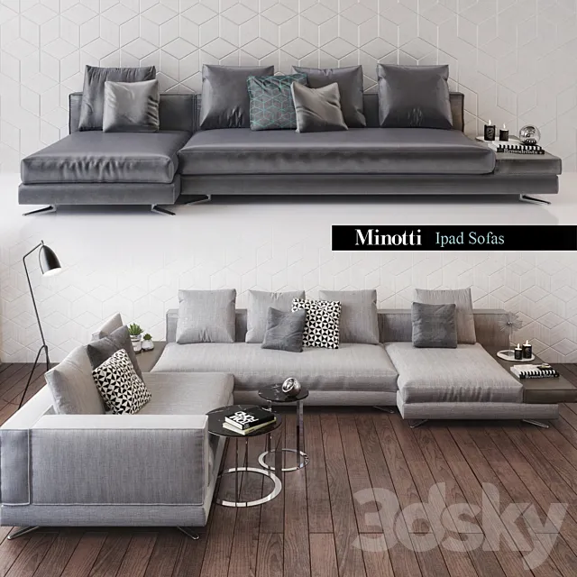 minotti ipad sofa 3DModel