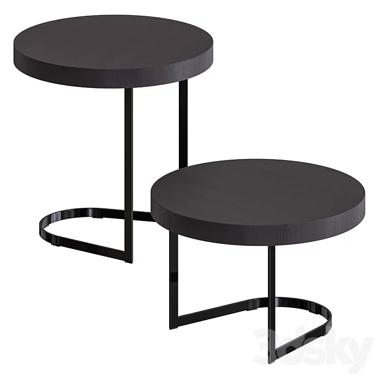 Minotti kay tables 3D Model