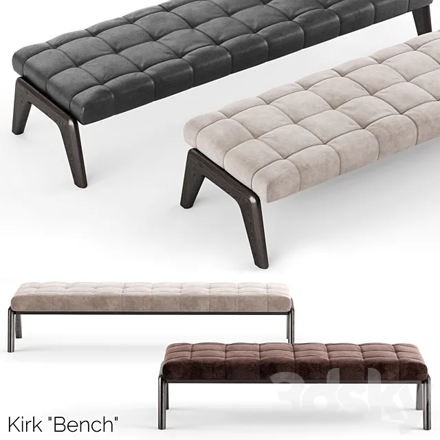 Minotti Kirk Bench 3DModel