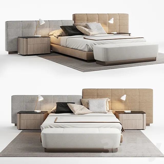 Minotti Lawrence Bed 3DModel