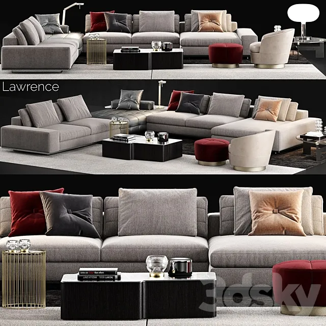 Minotti Lawrence Sofa 3DModel