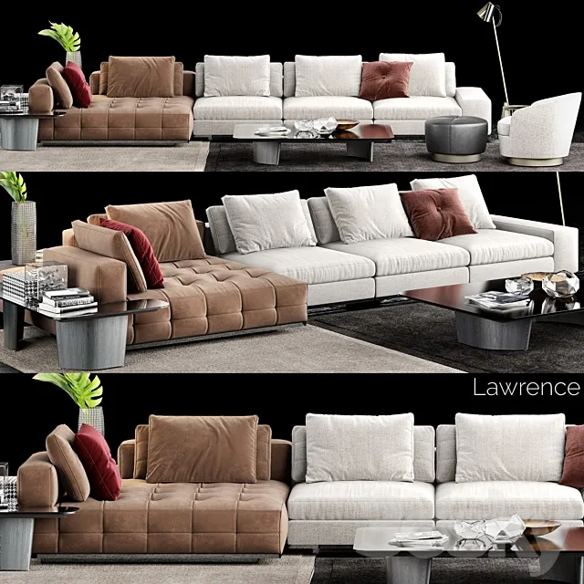 Minotti Lawrence Sofa 3DModel