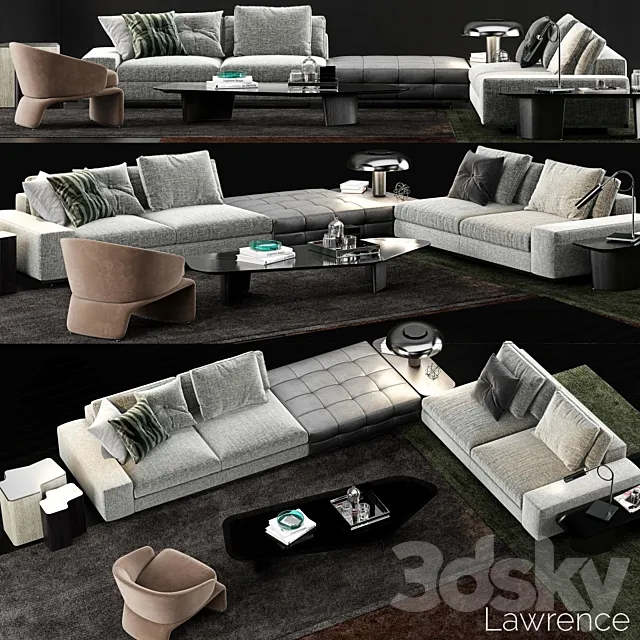 Minotti Lawrence Sofa 3DModel