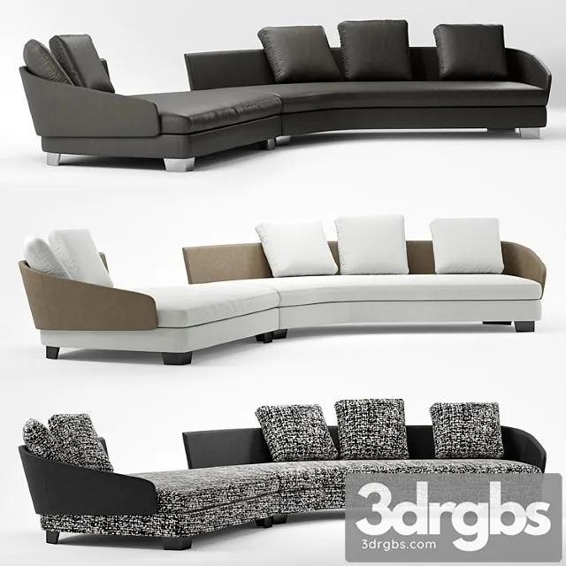 Minotti Lawson Arrangement E 1 3D Model Free