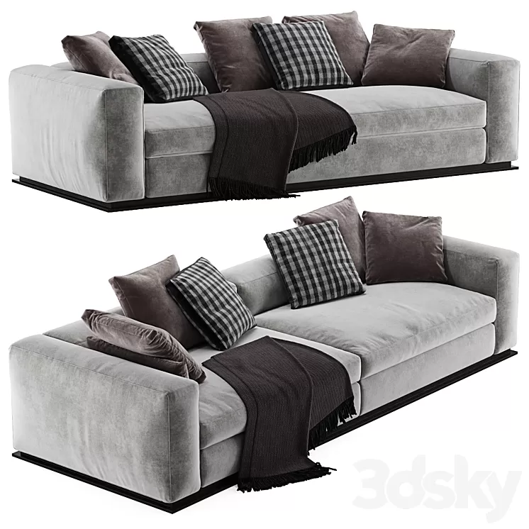 Minotti leonard sofa 3D Model