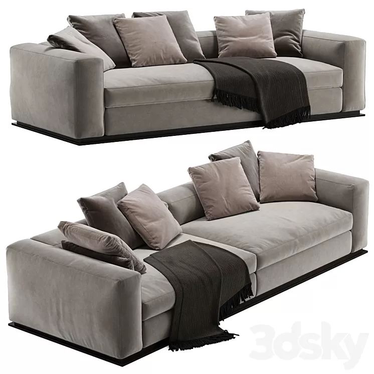 Minotti leonard sofa 3D Model